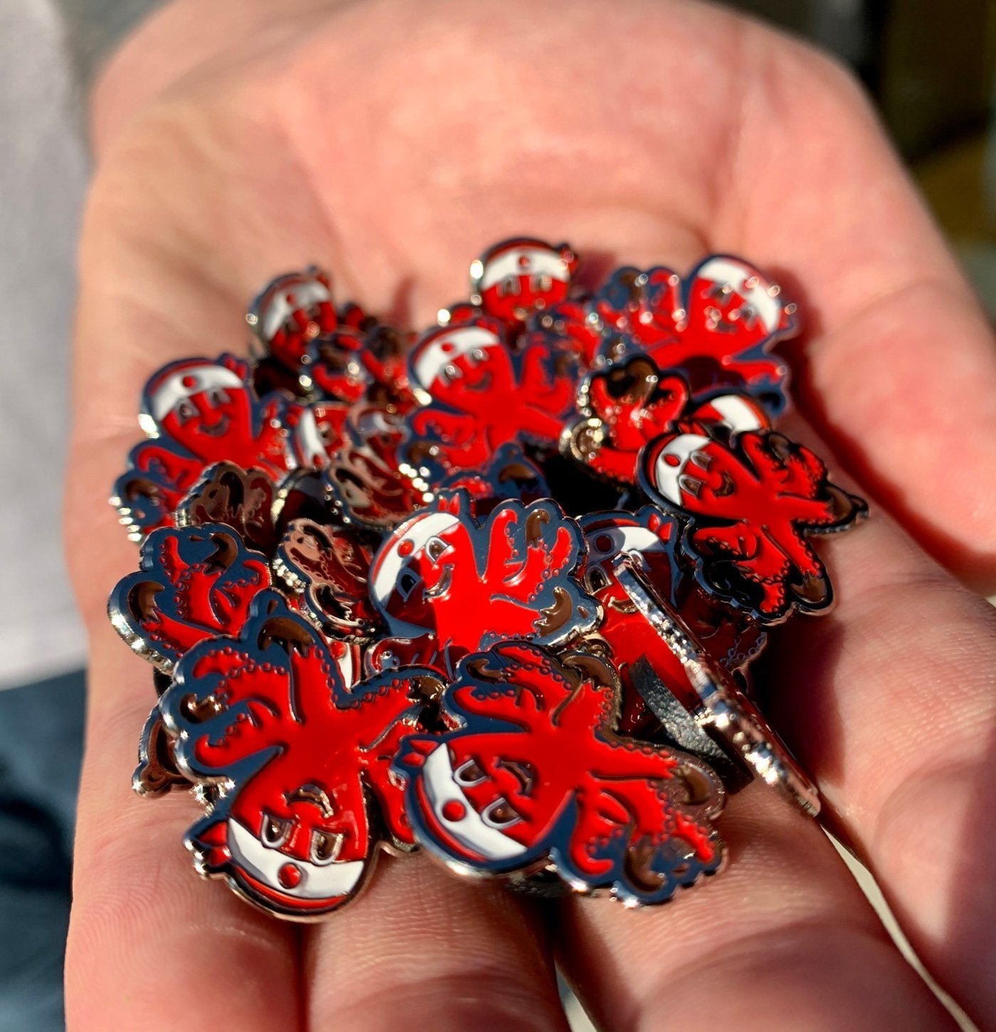 Octo Red Pin L8